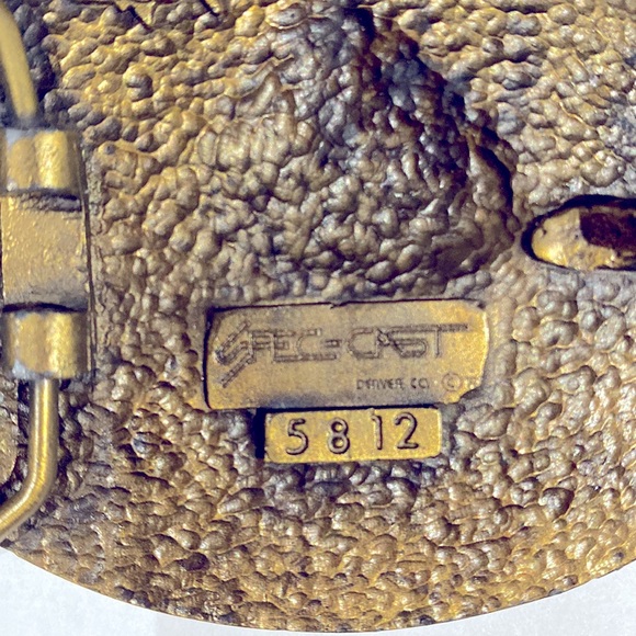 Vintage belt buckle by Spec Cast - Picture 3 of 4